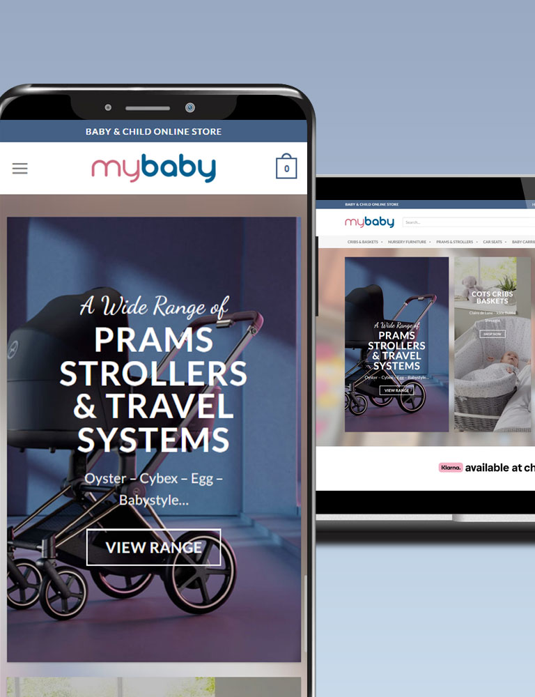 My Baby Ltd eStore website