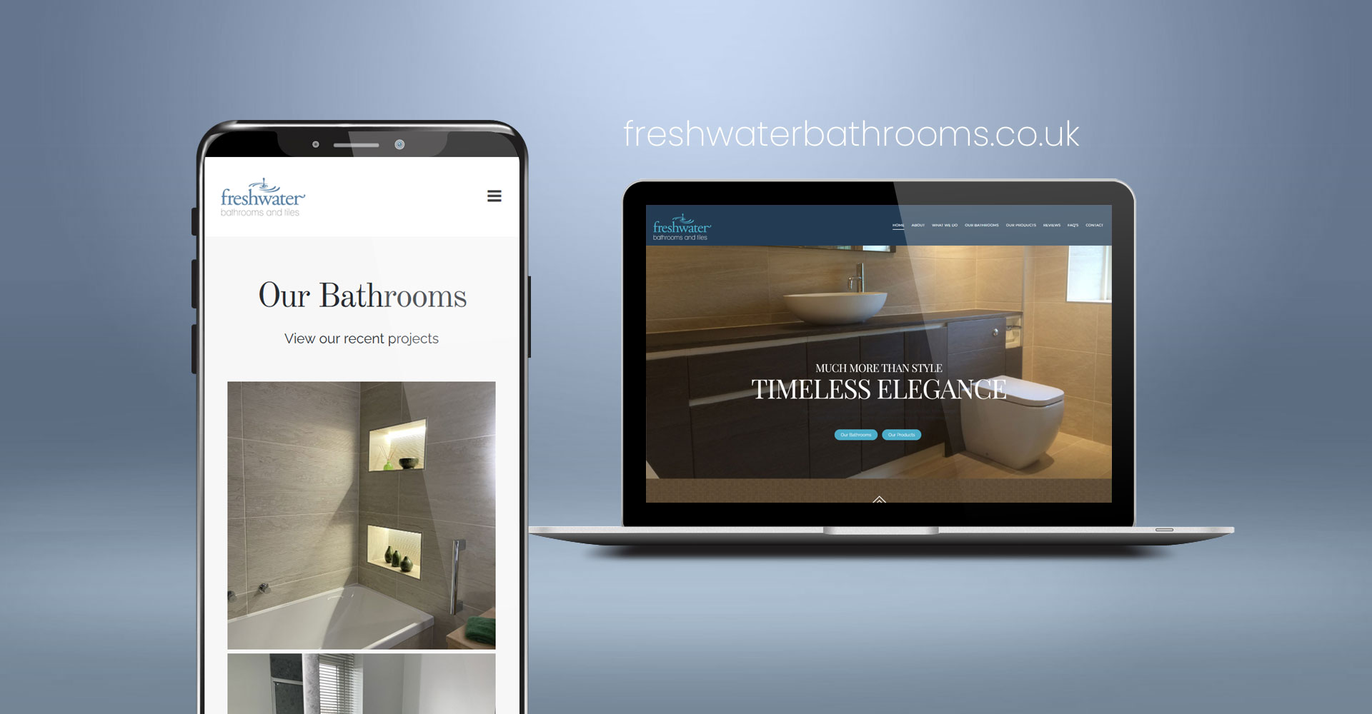 Freshwater Bathrooms website