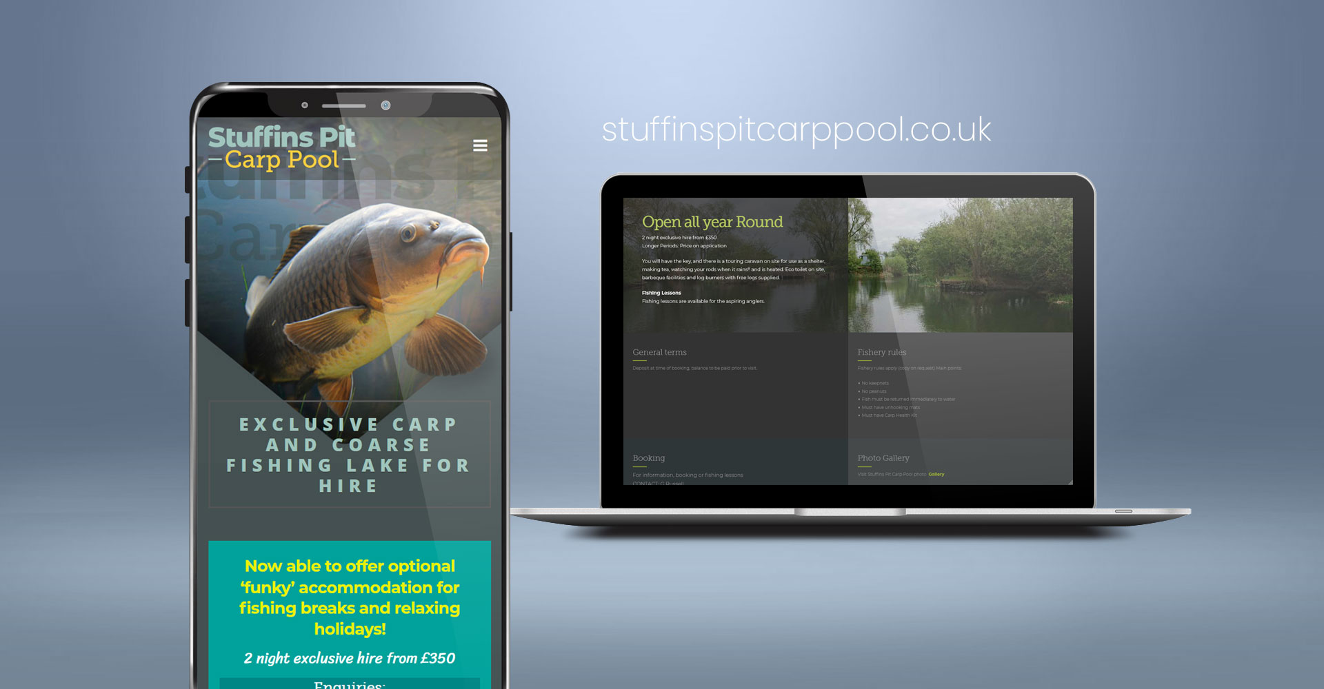 Stuffins Pit Carp Pool website